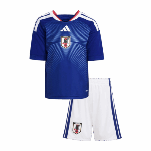 Kid's Japan Home Soccer Jersey Kit(Jersey+Shorts) World Cup 2026 Navy