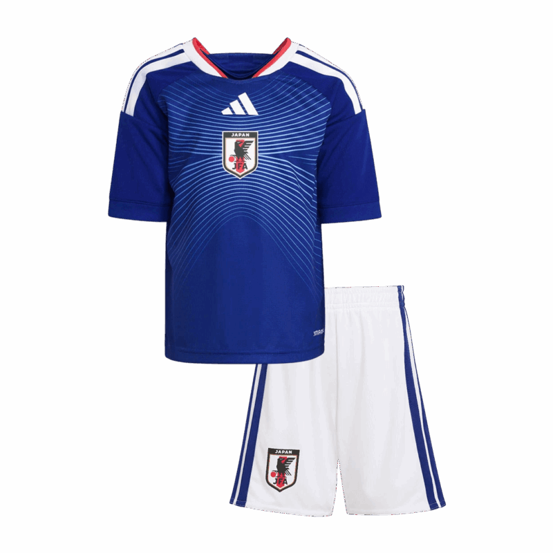 Kid's Japan Home Soccer Jersey Kit(Jersey+Shorts) World Cup 2026 Navy
