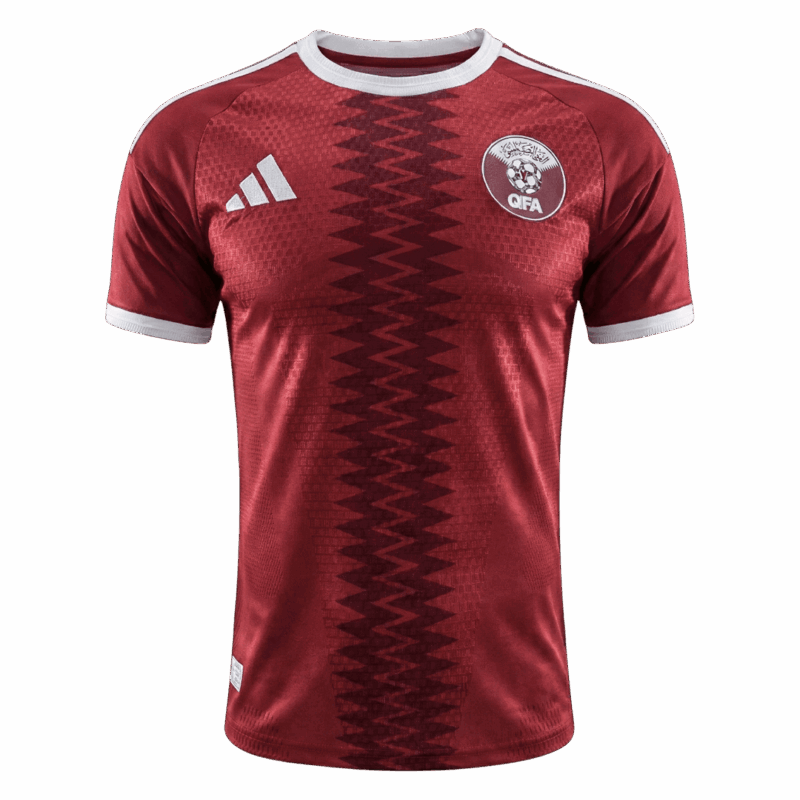 Qatar Home Soccer Jersey Authentic 2026