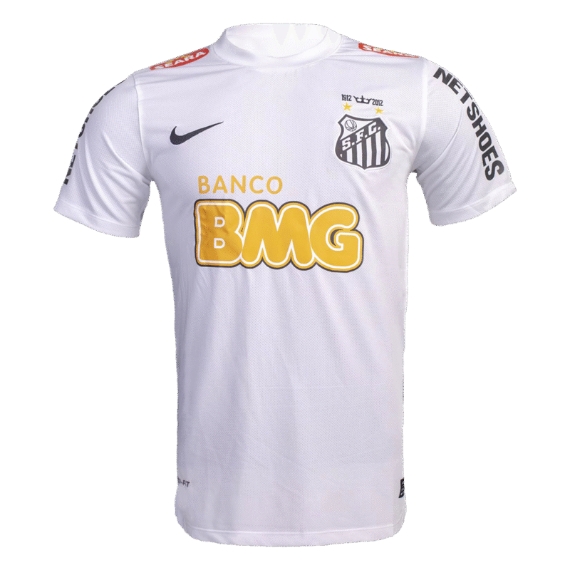 Vintage Soccer Jersey NEYMAR JR #11 Santos FC Home 2012