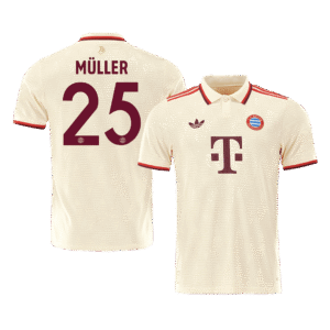 MÜLLER #25 Bayern Munich Third Away Authentic Soccer Jersey 2024/25 - UCL