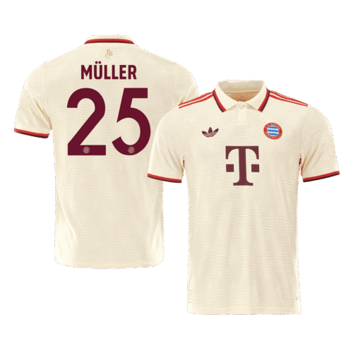 MÜLLER #25 Bayern Munich Third Away Authentic Soccer Jersey 2024/25 - UCL