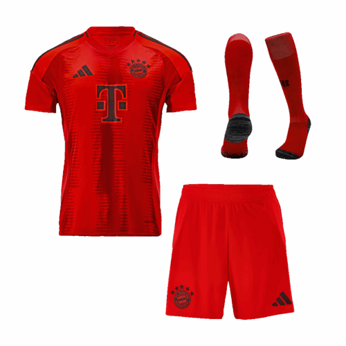 Bayern Munich Home Jersey Kit (Jersey+Shorts+Socks)