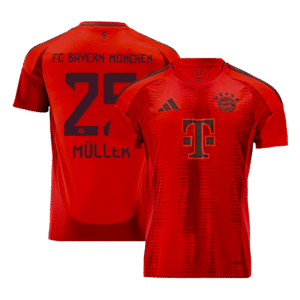 MÜLLER #25 Bayern Munich Home Soccer Jersey 2024/25