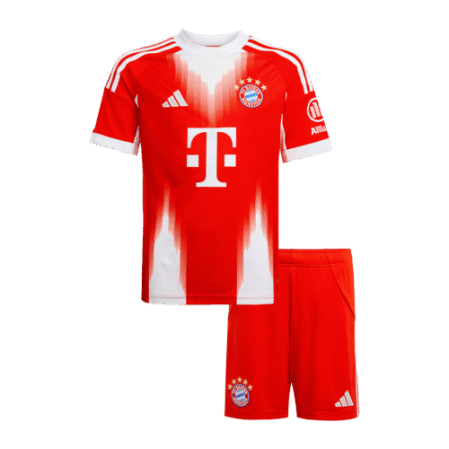 Bayern Munich Home Kids Soccer Jerseys Kit 2025/26
