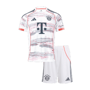 Bayern Munich Away Kids Soccer Jerseys Kit 2025/26