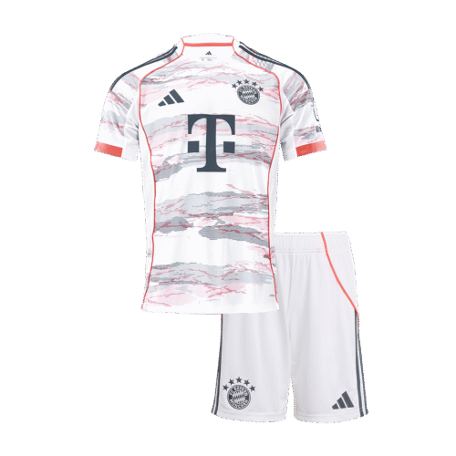 Bayern Munich Away Kids Soccer Jerseys Kit 2025/26