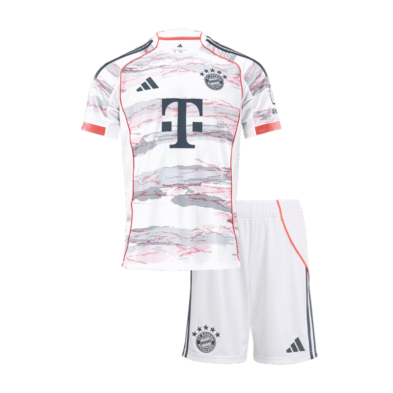 Bayern Munich Away Kids Soccer Jerseys Kit 2025/26