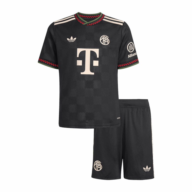 Bayern Munich Third Away Kids Soccer Jerseys Kit 2025/26