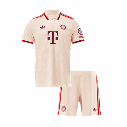 Bayern Munich Third Away Soccer Jersey Kit Kids(Jersey+Shorts) - UCL