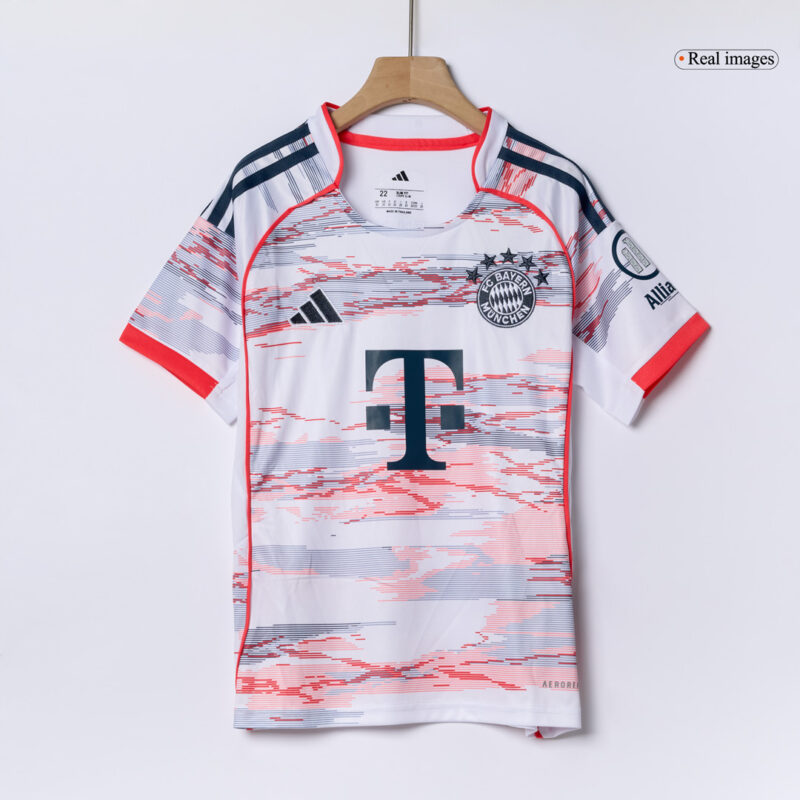 Bayern Munich Away Soccer Jersey Kit 2025/26 Kids(Jersey+Shorts)