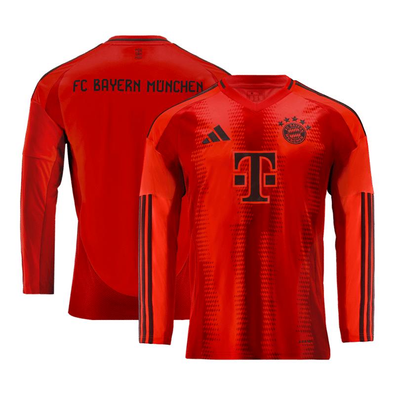 Bayern Munich Home Long Sleeve Soccer Jersey 2024/25