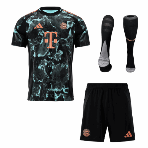 Bayern Munich Away Soccer Jersey Kit (Jersey+Shorts+Socks)
