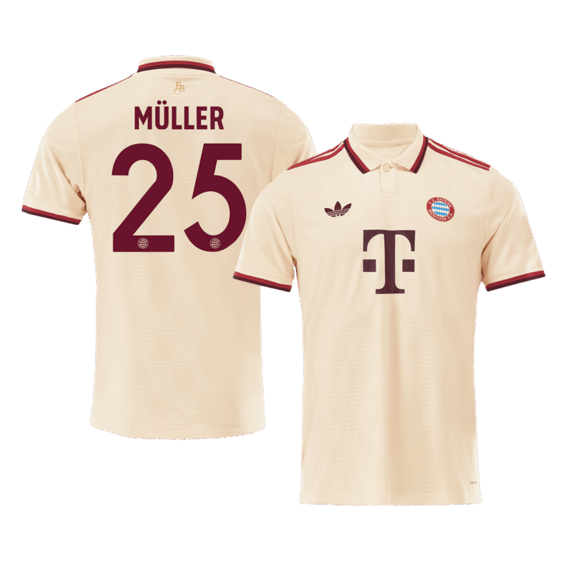 MÜLLER #25 Bayern Munich Third Away Soccer Jersey 2024/25 - UCL