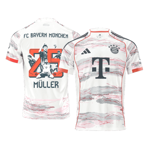 MÜLLER Special #25 Bayern Munich Away Special Soccer Jersey 2025/26