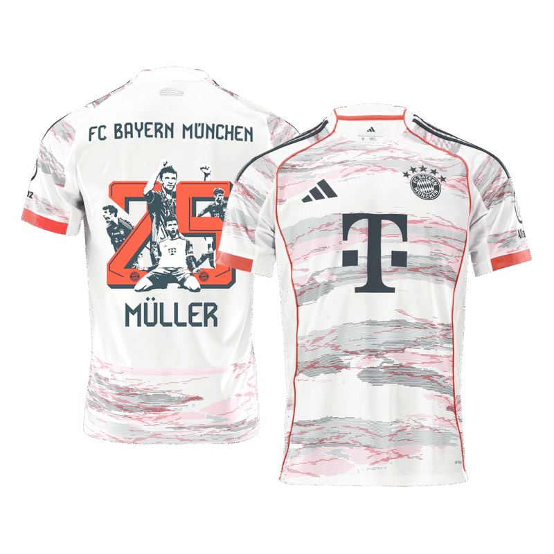 MÜLLER Special #25 Bayern Munich Away Special Soccer Jersey 2025/26
