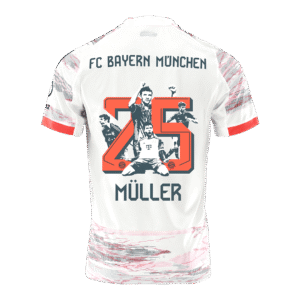 MÜLLER Special #25 Bayern Munich Away Special Soccer Jersey 2025/26