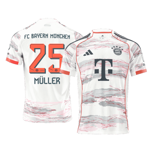 MÜLLER #25 Bayern Munich Away Soccer Jersey 2025/26