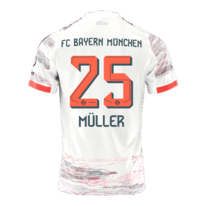 MÜLLER #25 Bayern Munich Away Soccer Jersey 2025/26