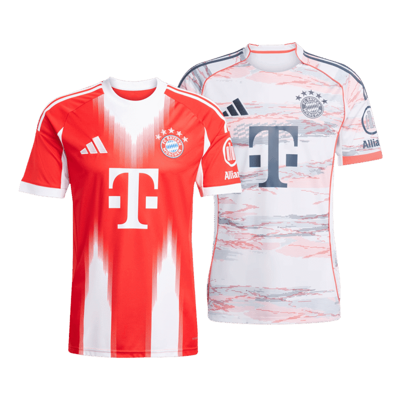 Bayern Munich Home Jersey 2025/26 & Bayern Munich Away Jersey 2025/26