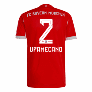 UPAMECANO #2 Authentic Bayern Munich Home Soccer Jersey 2025/26 Red