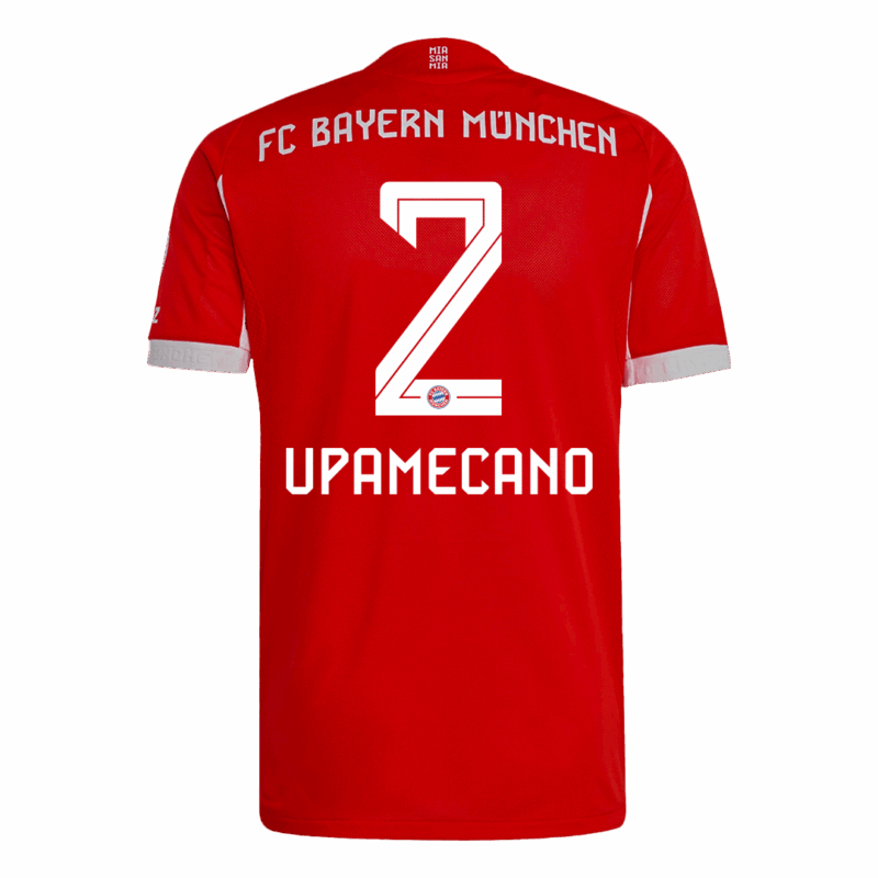 UPAMECANO #2 Authentic Bayern Munich Home Soccer Jersey 2025/26 Red