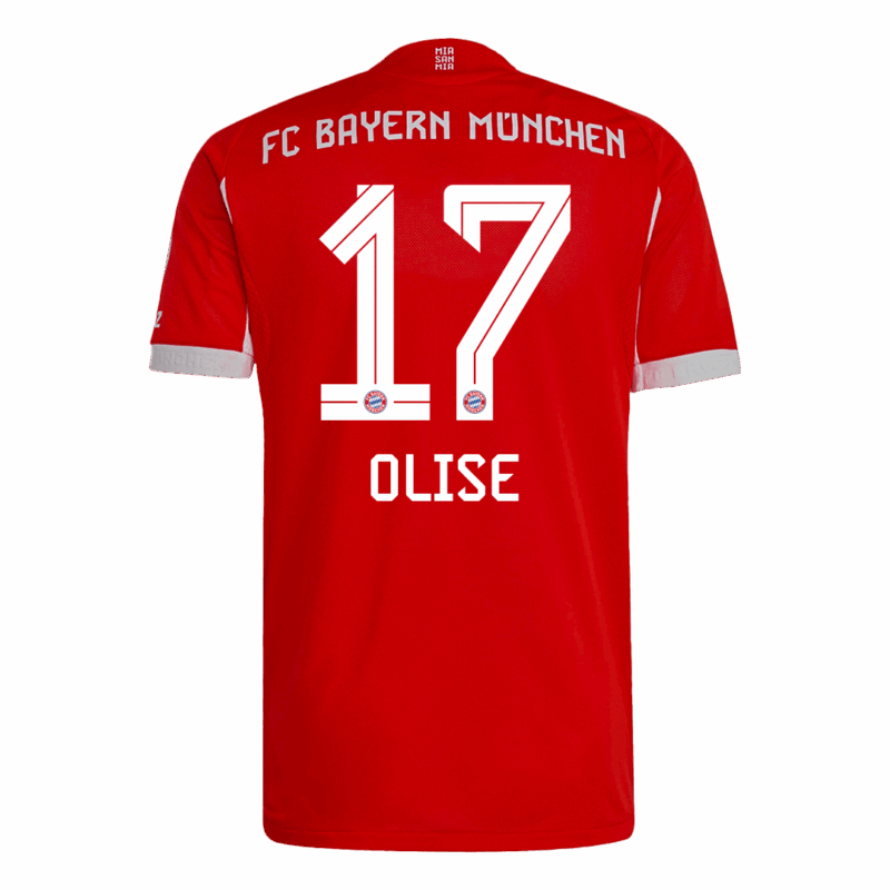 OLISE #17 Authentic Bayern Munich Home Soccer Jersey 2025/26 Red