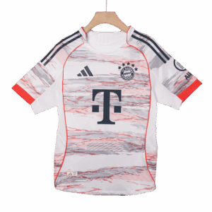 UPAMECANO #2 Authentic Bayern Munich Away Soccer Jersey 2025/26 White