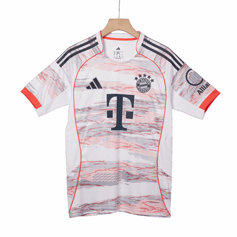 Bayern Munich Away Soccer Jersey 2025/26 White