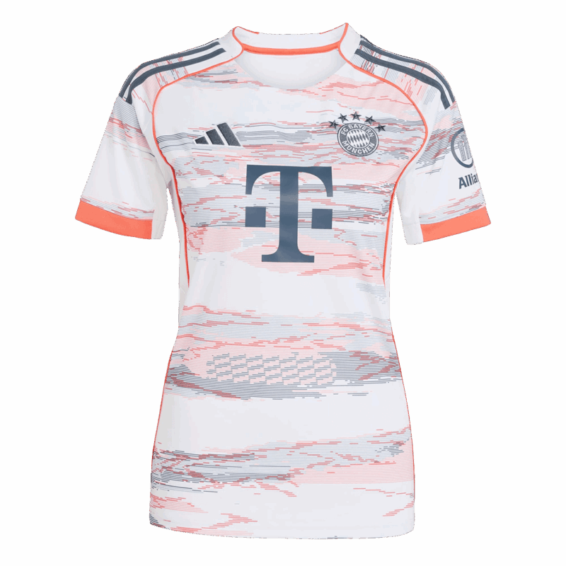 Women's Bayern Munich Away Soccer Jersey 2025/26 White