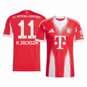Bayern Munich N.JACKSON #11 Home Sleeveless Jersey 2025/26