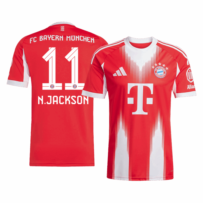 Bayern Munich N.JACKSON #11 Home Sleeveless Jersey 2025/26