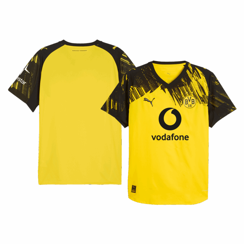 Borussia Dortmund Home Authentic Soccer Jersey 2025/26