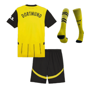 Borussia Dortmund Home Kids Soccer Jerseys Full Kit 2024/25