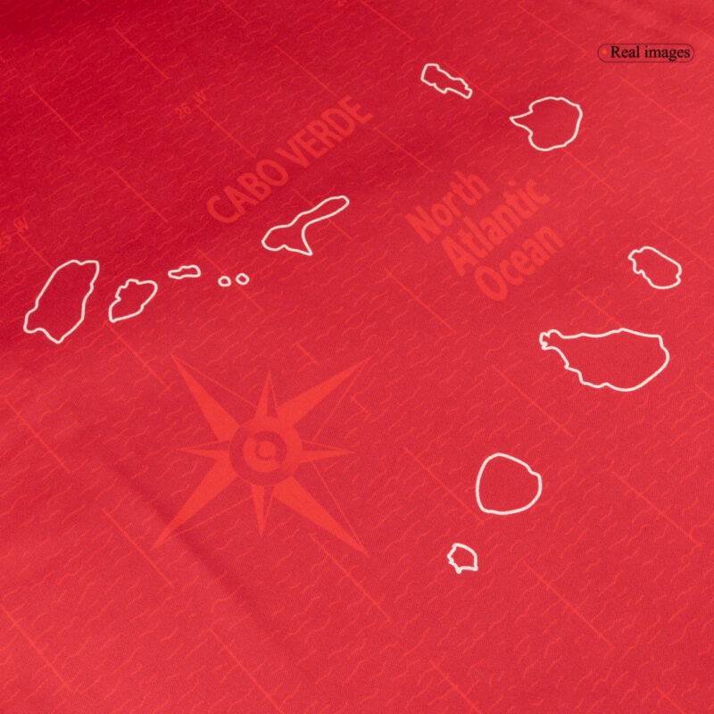 Cape Verde Third Soccer Jersey 2025 Red