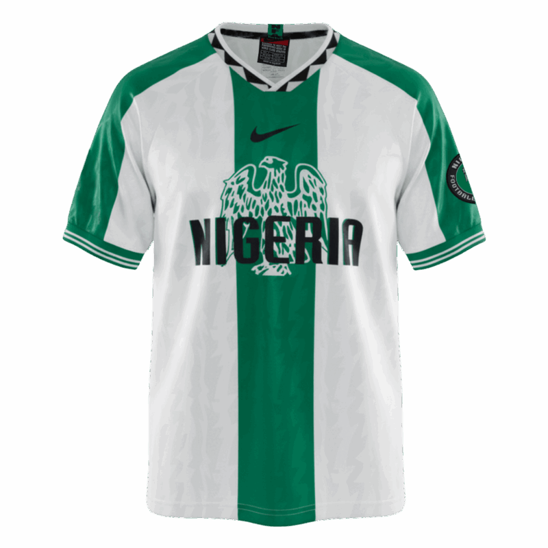627704_1 Nigeria Away Soccer Jersey Retro 1996