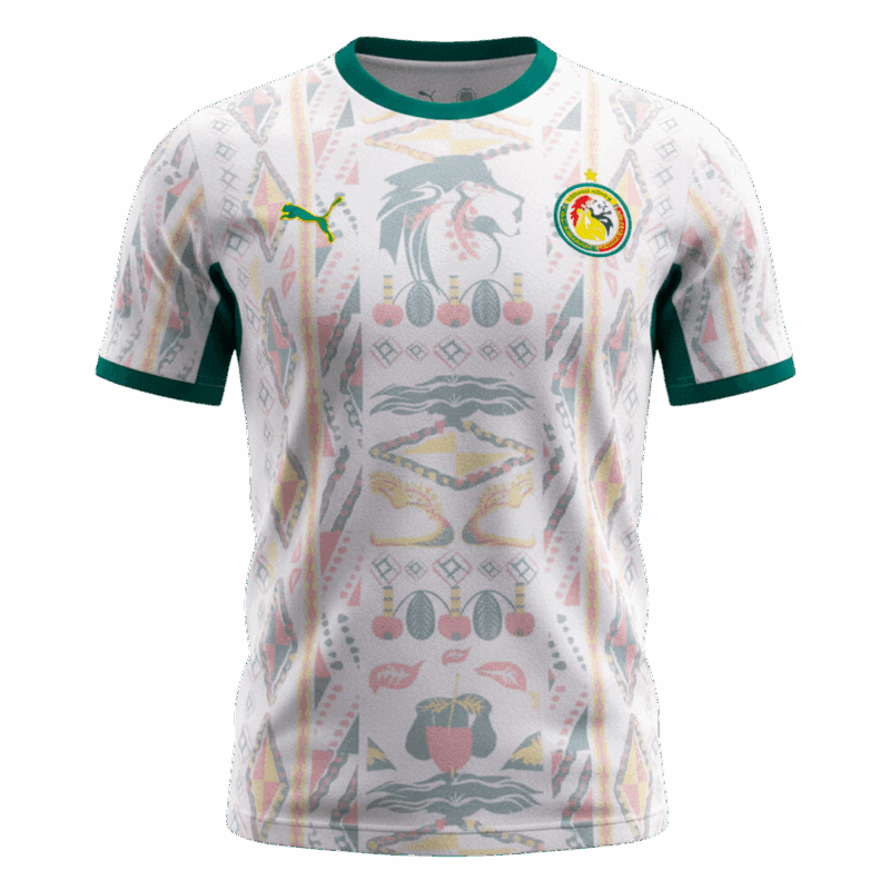 Senegal Home Soccer Jersey World Cup 2026 White
