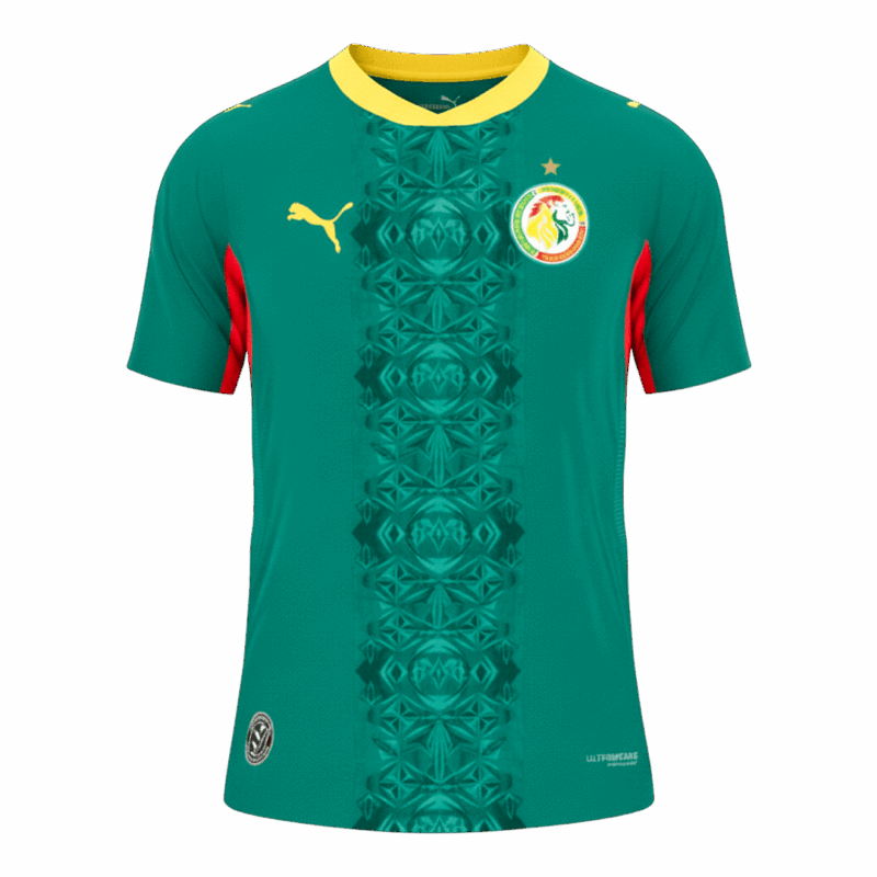 Senegal Away Soccer Jersey World Cup 2026 Green