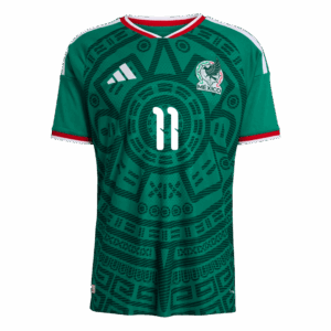 627146_2 Mexico S.GIMENEZ #11 Home Soccer Jersey Authentic 2026