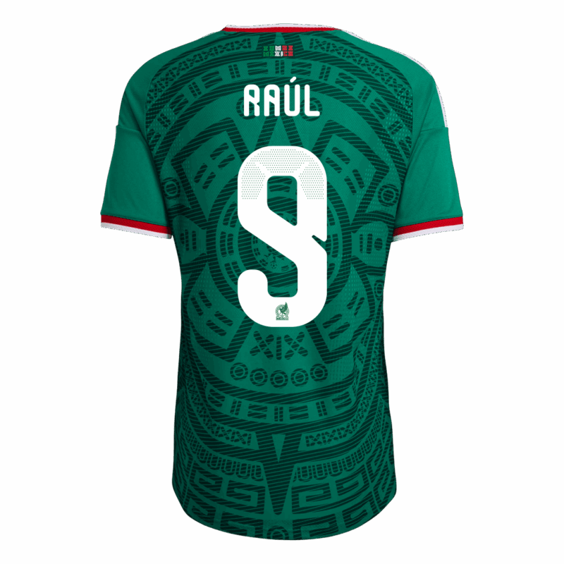 627164_3 Mexico Raúl #9 Home Soccer Jersey Authentic 2026