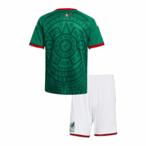 Kid's Mexico Home Soccer Jersey Kit(Jersey+Shorts) 25/26 Green