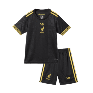 Mexico Third Away Kids Soccer Jerseys Kit 2025 - Gold Cup