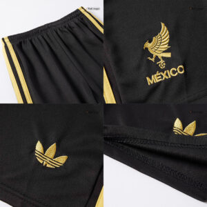 Mexico Third Away Kids Soccer Jerseys Kit 2025 - Gold Cup