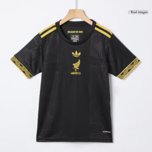 Mexico Third Away Kids Soccer Jerseys Kit 2025 - Gold Cup