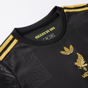 Mexico Third Away Kids Soccer Jerseys Kit 2025 - Gold Cup