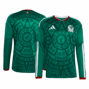 625144_3 Mexico Long Sleeve Home Soccer Jersey 2026