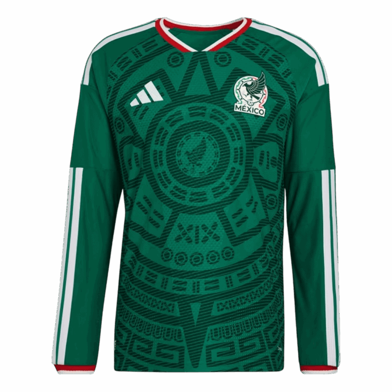 627438_1 Mexico Long Sleeve Home Soccer Jersey 2026