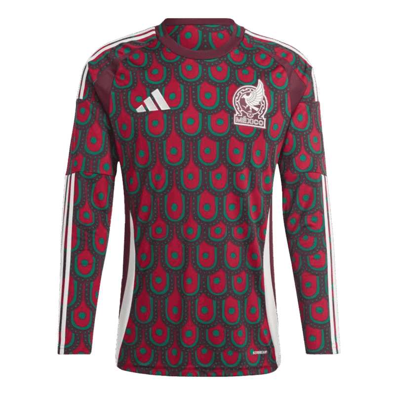 Mexico Home Long Sleeve Soccer Jersey Copa America 2024