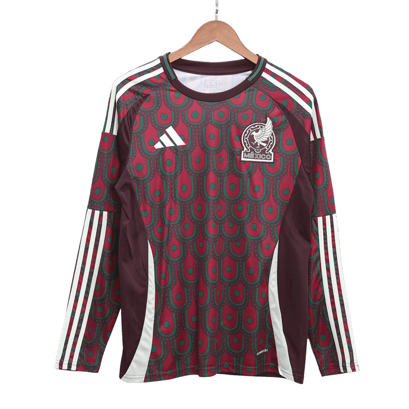 Mexico Home Long Sleeve Soccer Jersey Copa America 2024