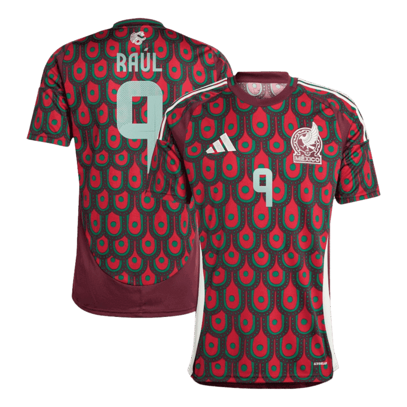 RAÚL #9 Mexico Home Soccer Jersey Copa America 2024
